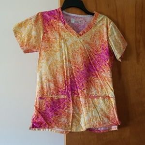 Size small Scrub top
